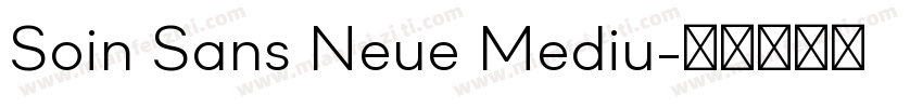 Soin Sans Neue Mediu字体转换